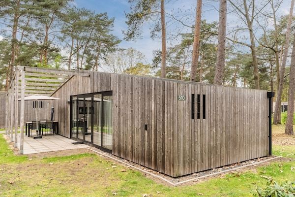 Buitenkant - Chalet nabij Eindhoven in groene omgeving in Mierlo (1)