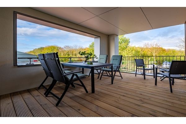 Terras - Luxe Appartement in Kamperland in Kamperland (5)