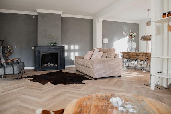 Woonkamer - Landhuis in Leende bij Leenderbos in Leende (2)