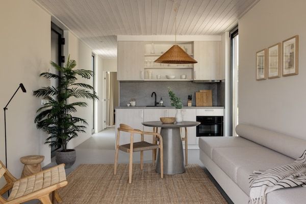 Keuken - Waterlodge in Lelystad met privé sauna in Zeewolde (2)