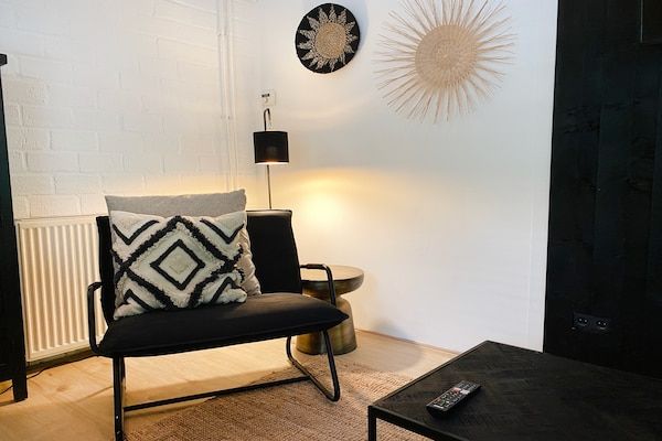 Woonkamer - Vakantiehuis in Rheezerveen met Wellness in Rheezerveen (4)