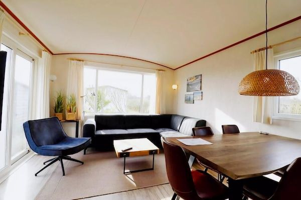 Woonkamer - Rustgevend duinchalet in Hollum in Hollum (1)