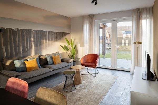 Woonkamer - Vakantiehuis in Nieuwvliet-Bad bij Strand in Nieuwvliet (3)