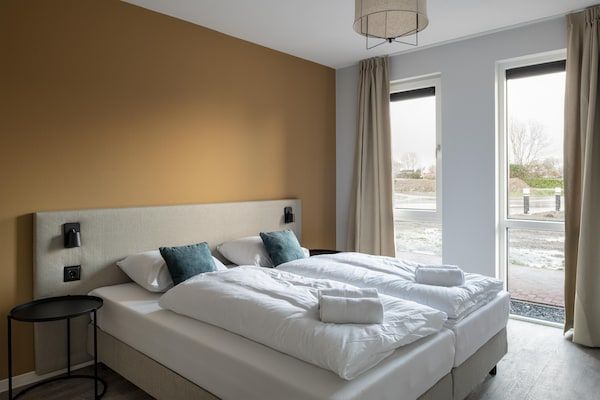 Slaapkamer - Vakantiehuis in Nieuwvliet-Bad bij Strand in Nieuwvliet (4)