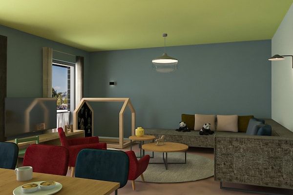 Woonkamer - Vakantiehuis bij Noordzeestrand in Nieuwvliet (2)