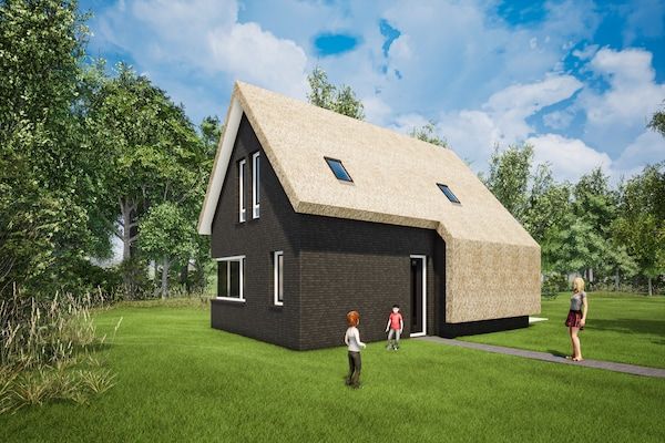 Buitenkant - Vakantiehuis bij Noordzeestrand & Speeltuin in Nieuwvliet (1)