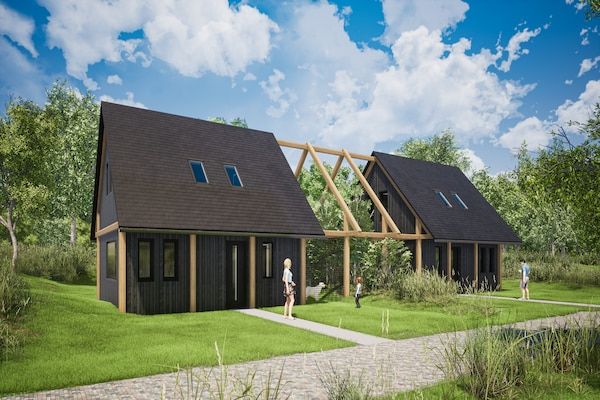Buitenkant - Modern toevluchtsoord vlakbij het strand in Nieuwvliet (1)