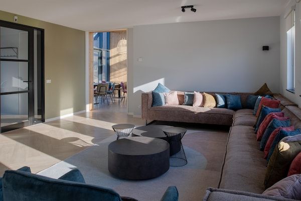 Woonkamer - Vakantiehuis in Nieuwvliet-Bad bij Strand in Nieuwvliet (3)