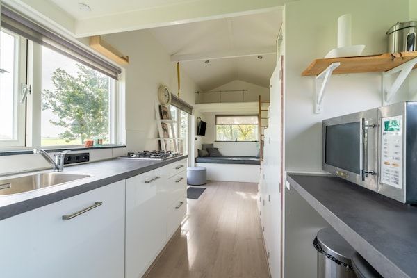 Keuken - Vakantiehuis in Burgerbrug vlakbij het strand in Burgerbrug (3)