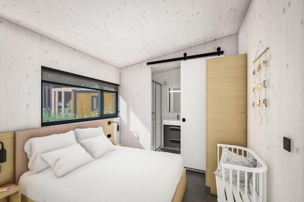 Slaapkamer - Lodge in Arcen bij Recreatiemeer in Arcen (3)