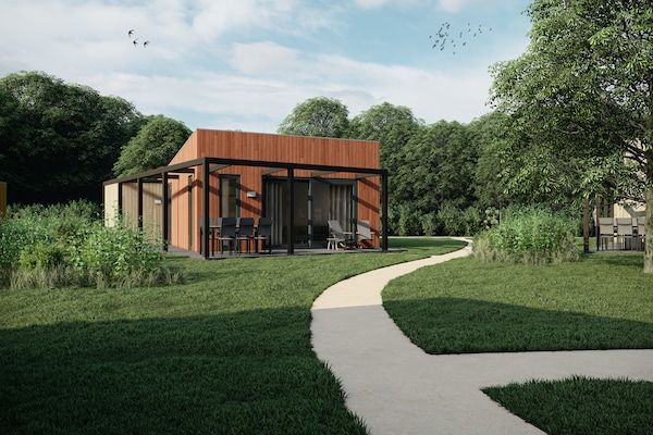 Buitenkant - Lodge in Arcen bij Recreatiemeer in Arcen (1)