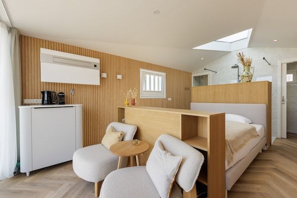 Slaapkamer - Strandhuis in Zandvoort met Uitzicht op Zee in Zandvoort (4)