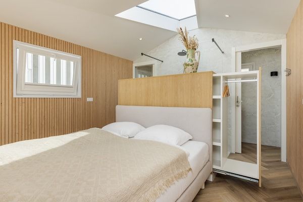 Slaapkamer - Strandhuis in Zandvoort met Uitzicht op Zee in Zandvoort (2)