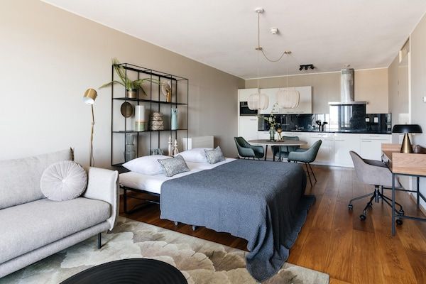 Woonkamer - Prachtig appartement aan het strand in Den Haag (3)