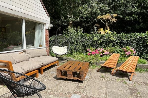 Terras - Vakantiehuis bij Noordwijk Strand in Noordwijkerhout (1)