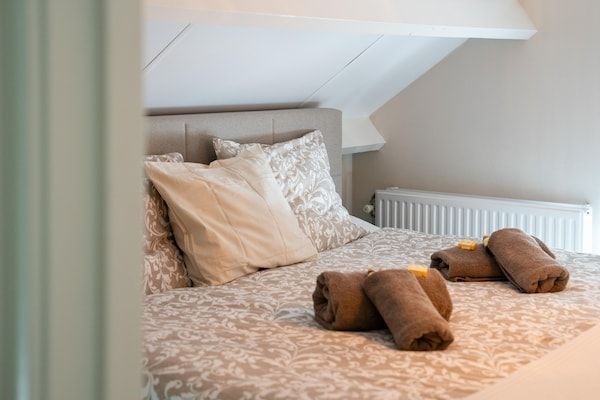 Slaapkamer - Gezellige villa met sauna en hottub in Veluwe (3)