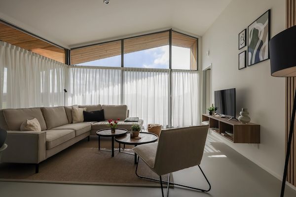 Woonkamer - Vakantiehuis Wissenkerke bij Banjaardstrand in Wissenkerke (2)