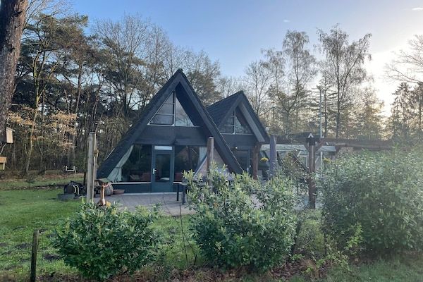 Buitenkant - Bungalow in Limburg bij natuurgebieden in Stramproy (1)
