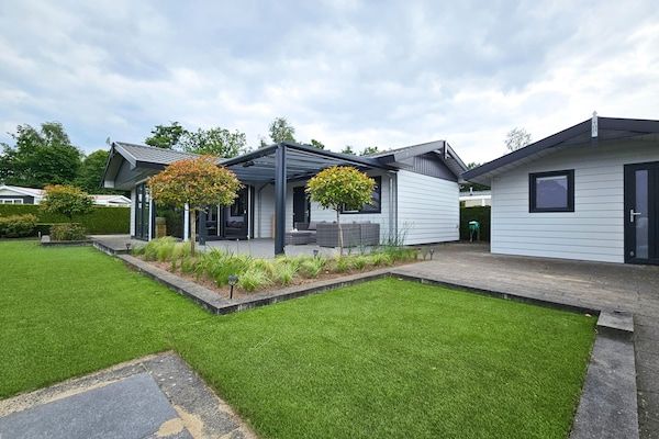 Buitenkant - Bamboe Vakantiehuis op de Veluwe in Voorthuizen (1)