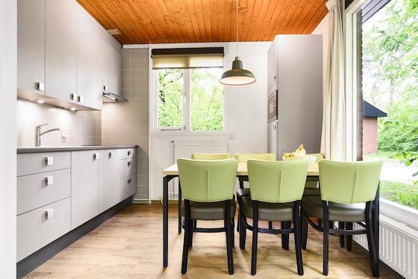 Keuken - Bosretraite met open haard in Putten (4)