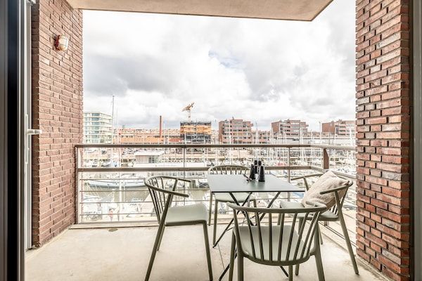 Terras - Scheveningen Appartement Vlakbij het Strand in Scheveningen (5)