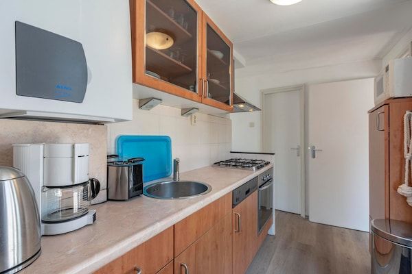Woonkamer - Duinland 190, bungalow voor 5 personen met tuin in Sint Maartenszee (4)