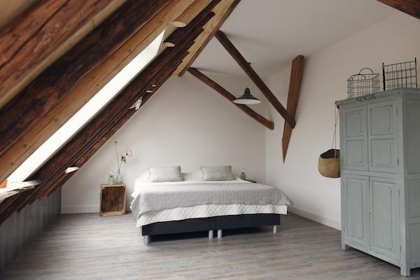 Slaapkamer - Appartement met tuin in Nederlands landschap in Callantsoog (4)