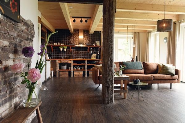 Woonkamer - Vossehoeck 3 met uitzicht op natuurgebied in Callantsoog (2)