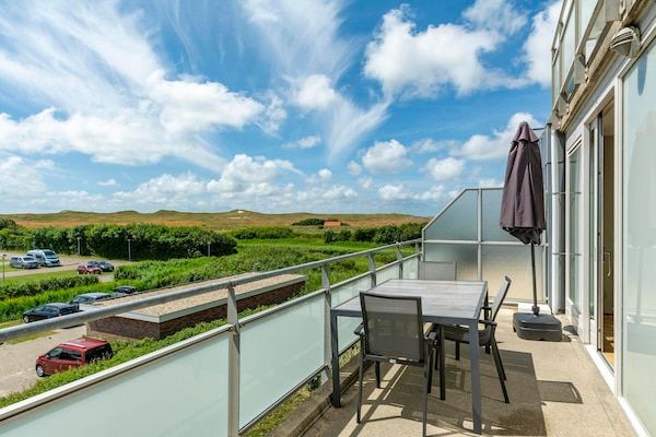 Terras - Appartement in Groote Keeten bij Strand in Groote Keeten (4)