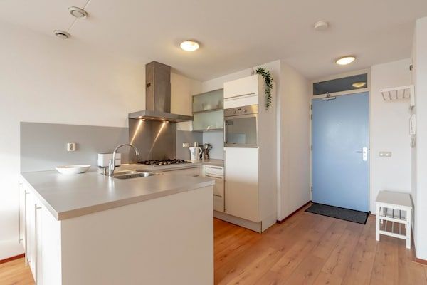 Keuken - Duinerei A202 appartement voor 2 gasten vlakbij in Groote Keeten (5)