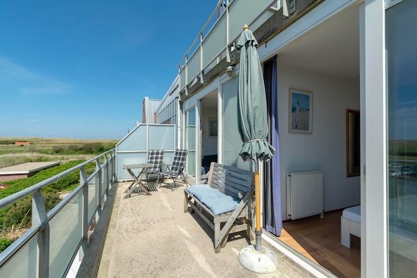 Terras - Duinerei A202 appartement voor 2 gasten vlakbij in Groote Keeten (2)