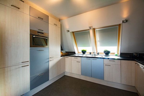 Keuken - Penthouse Duinerei aan zee met sauna in Groote Keeten (4)