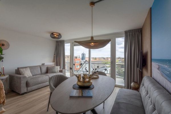Woonkamer - Wijde Blick301 appartement alleen voor volwassenen in Callantsoog (1)