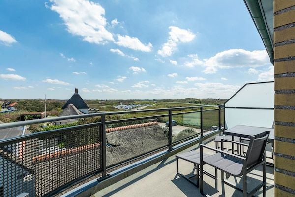 Terras - Wijde Blick301 appartement alleen voor volwassenen in Callantsoog (4)