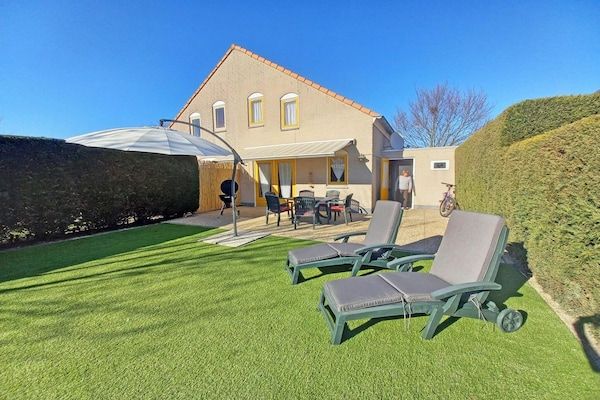 Tuin - Bungalow in Breskens bij het Strand in Breskens (5)