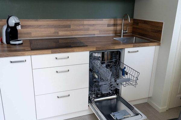 Keuken - Historisch huisje met tuin in Breskens (3)
