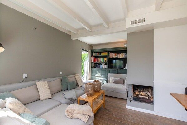 Woonkamer - Vakantiehuis in Breskens bij het Strand in Breskens (2)