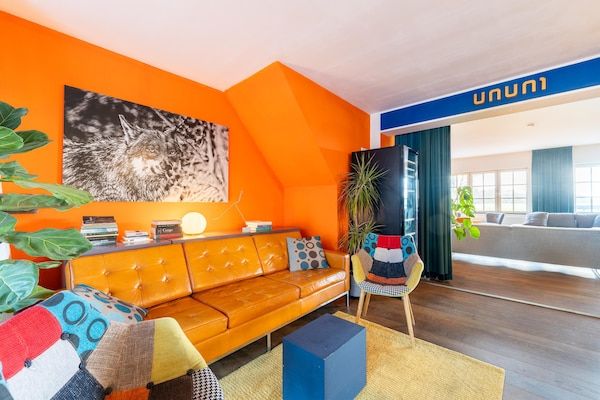 Woonkamer - Landhuis in Drenthe bij Bosroutes in Diever (1)
