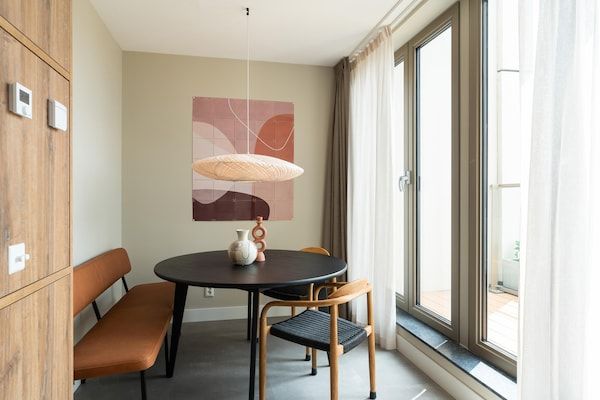 Eetkamer - 3-slaapkamer vakantiehuis in Den Haag in Den  Haag (2)