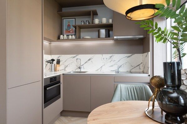 Keuken - Gezellig en budgetvriendelijk studio-appartement. in Den Haag (4)