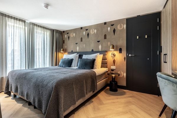 Slaapkamer - Familieappartement met stapelbedden in Delft (3)