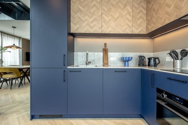 Keuken - Familieappartement met stapelbedden in Delft (4)