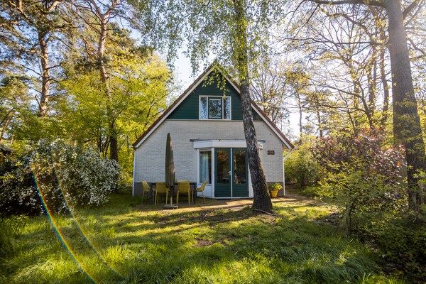Buitenkant - Bosvilla in Markelo met Zonnige Tuin in Markelo (1)