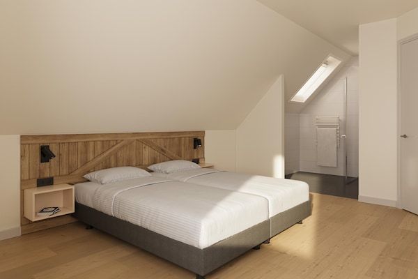 Slaapkamer - Groepsretraite in Drenthe Bliss, Gasselte in TA Gasselte (5)