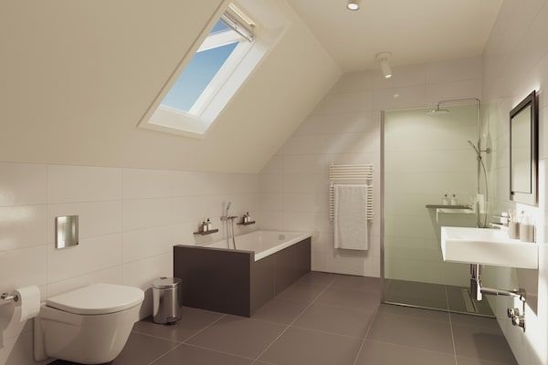 Badkamer - Ruim vakantiehuis met terras in TA Gasselte (5)