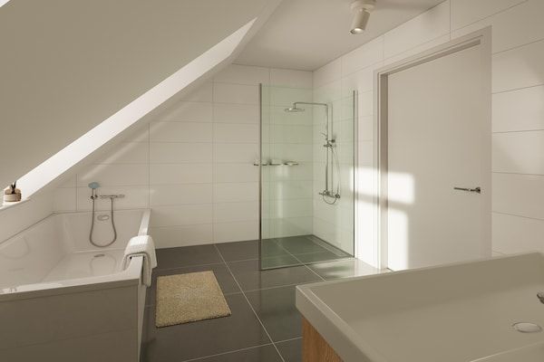 Badkamer - Vakantiehuis in Medemblik bij IJsselmeer in PS Opperdoes (5)