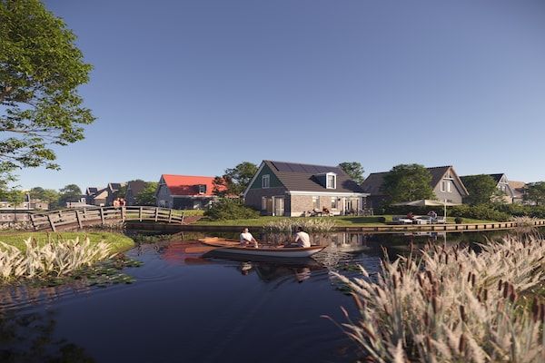 Buitenkant - Vakantiehuis in Medemblik bij IJsselmeer in PS Opperdoes (1)