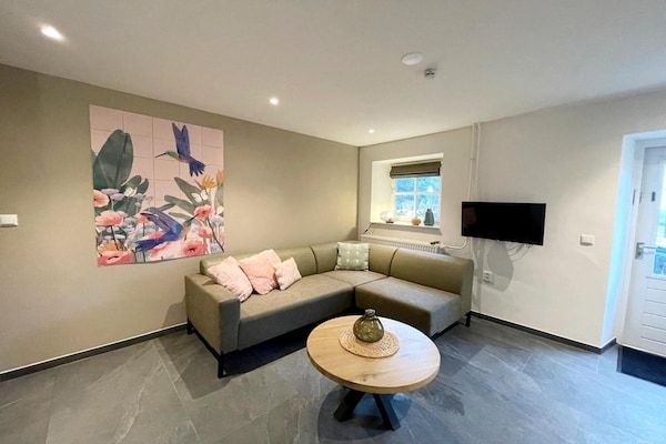 Woonkamer - Vakantiehuis in Voerendaal met terras in Voerendaal (1)