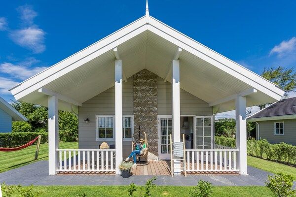 Buitenkant - Bungalow bij kust en bos in Noordwijk (1)