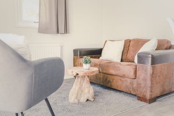 Woonkamer - Pittoreske Overijssel Veranda Lodges in Zuna (2)